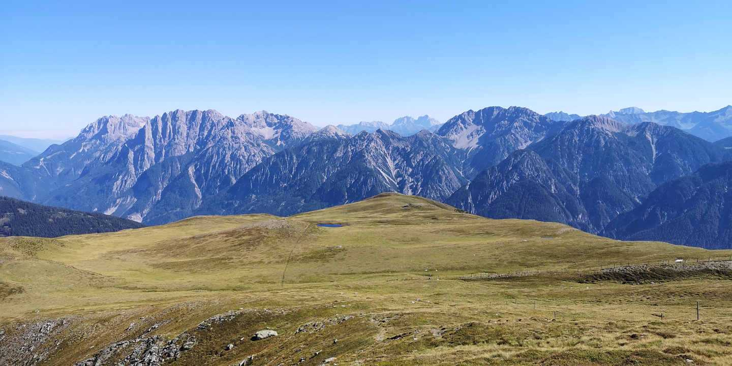 Blick über die Compedal-Hochalm